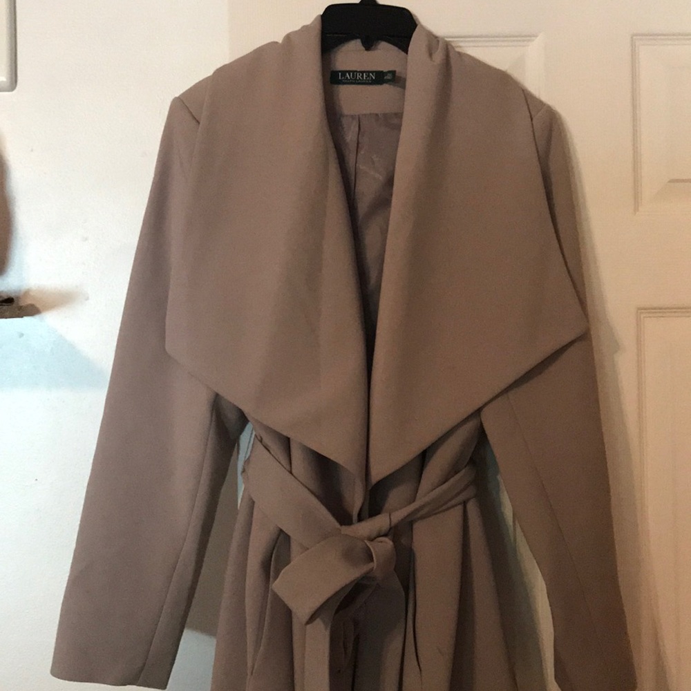 Ralph Lauren plus size wrap coat